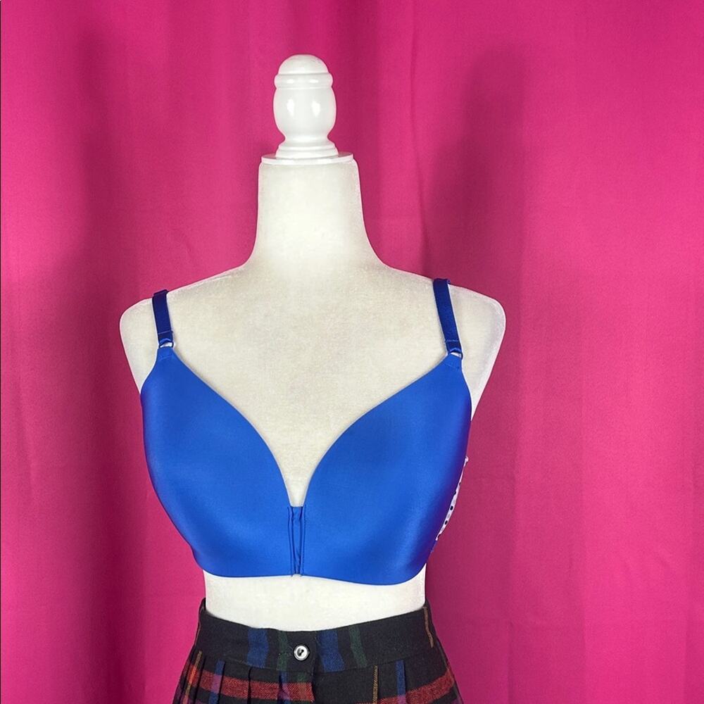 VS‎ Victoria's Secret no wire lightly lined bra in blue, 38D